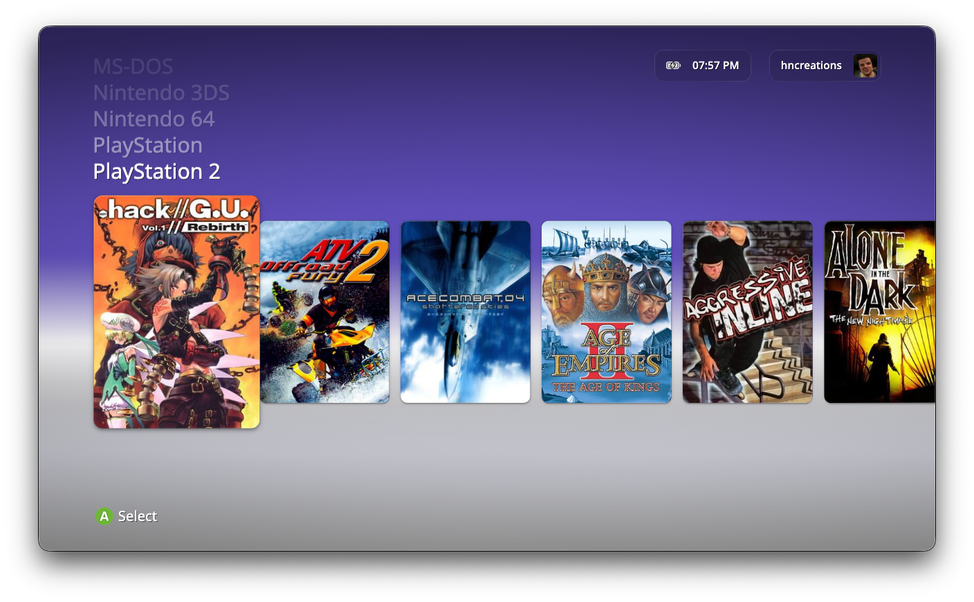 GameStacker Main View